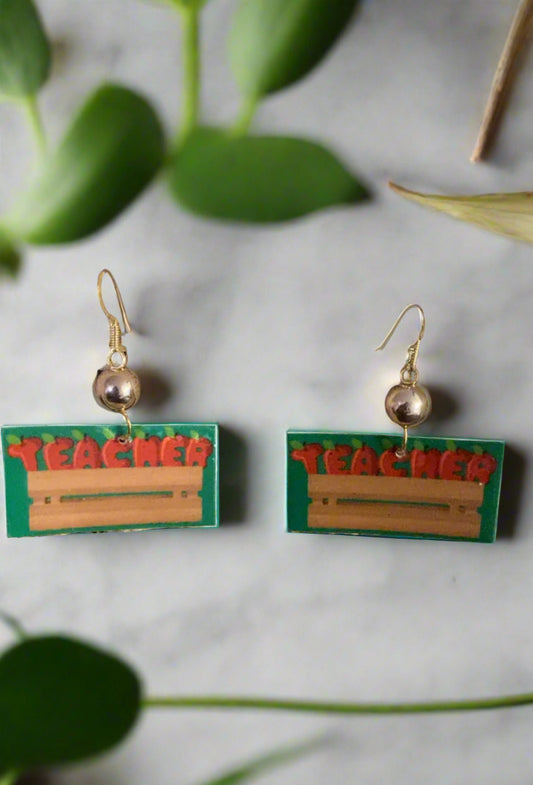Apples In A Crate Earrings-051