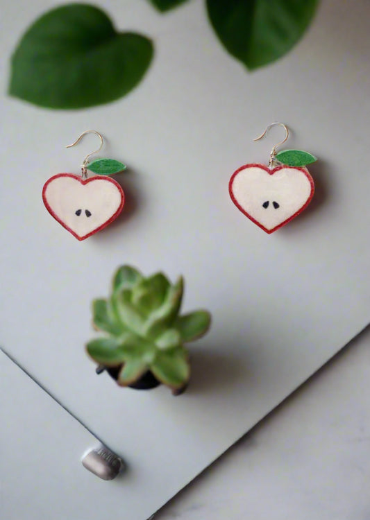 Apple Heart Earrings-071