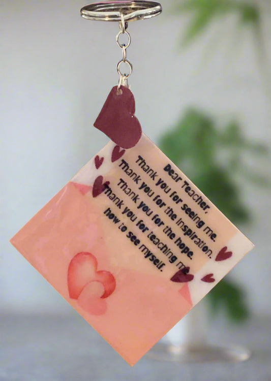 Letter To My Teacher 1: Keychain-082